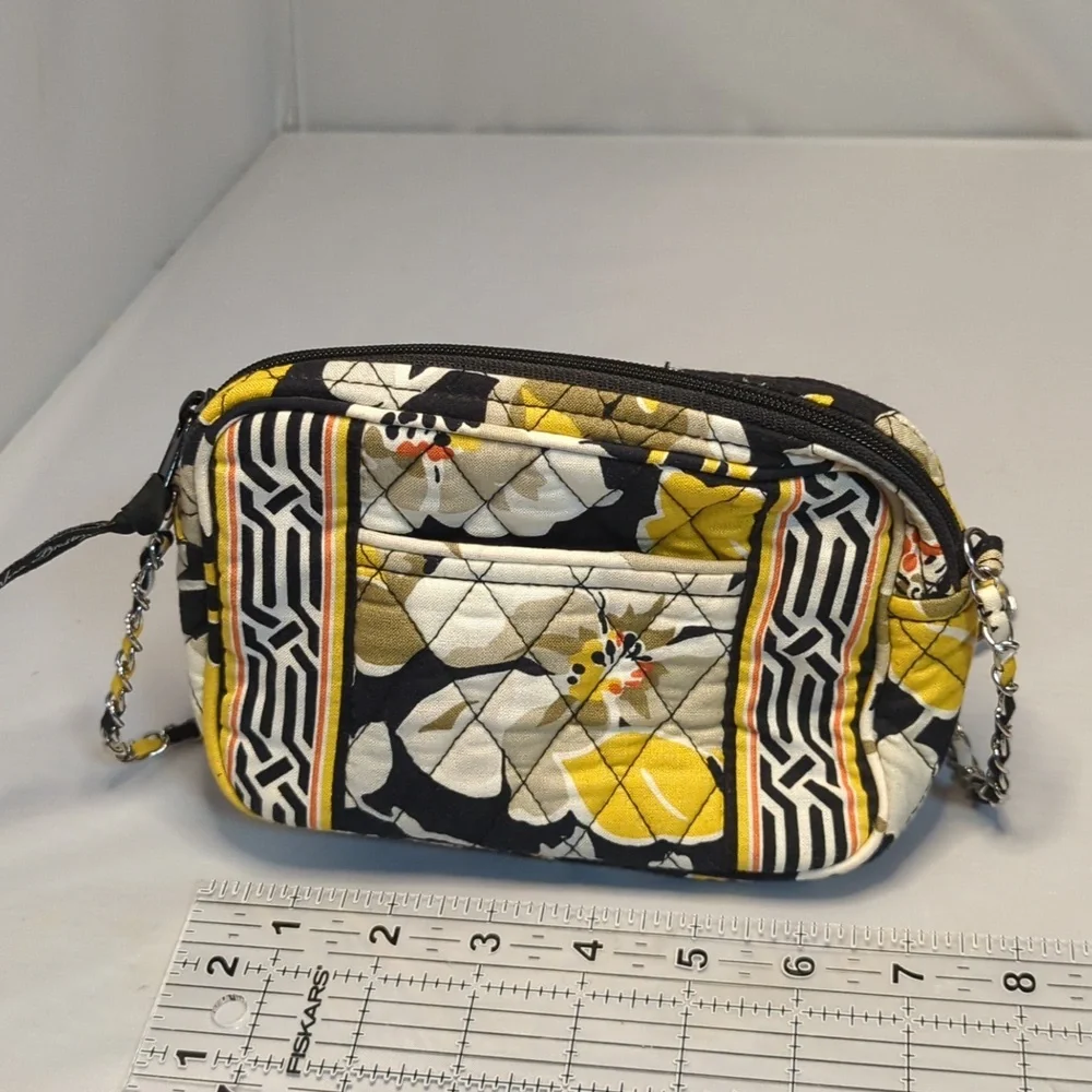 Vera Bradley Mini Chain Crossbody Purse Bag Dogwood Pattern